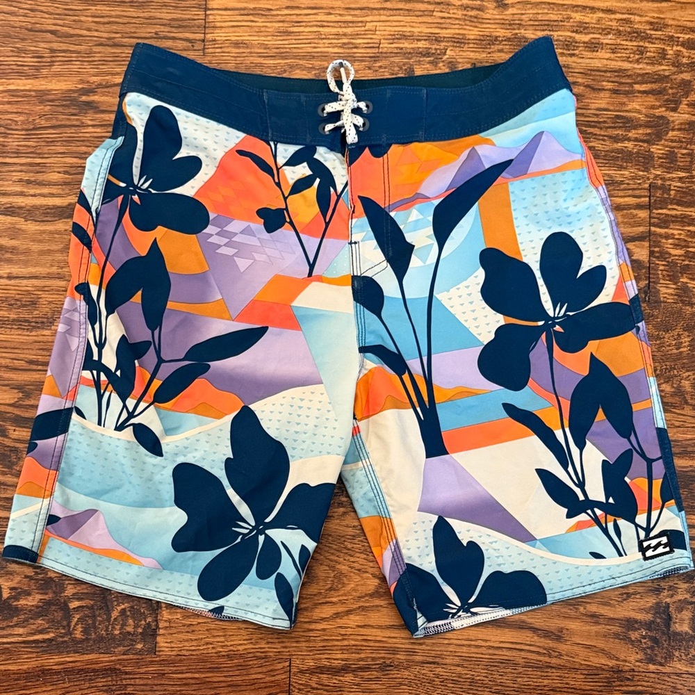 Billabong Multicolor Floral Board Shorts